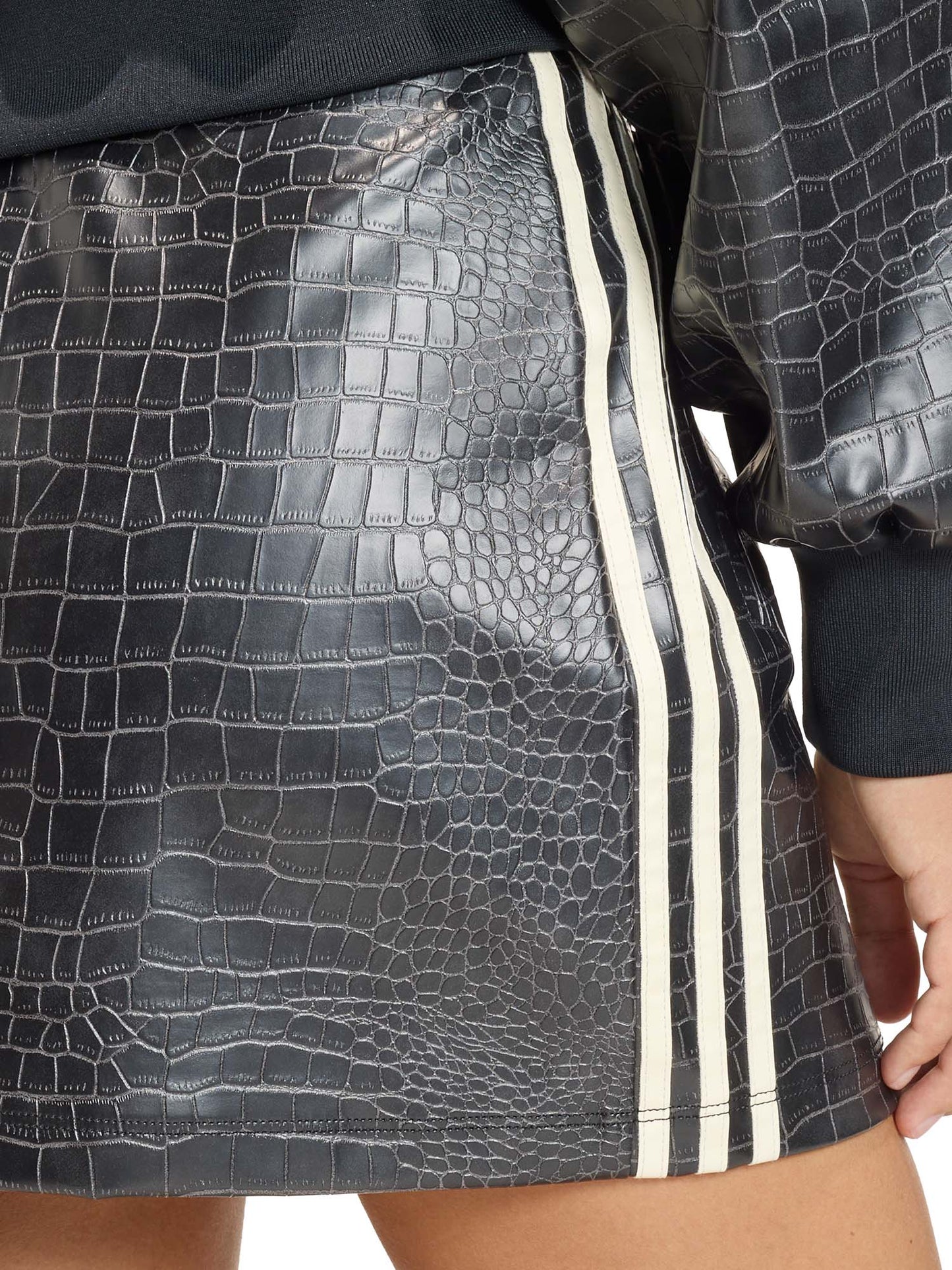 Adidas Gonna Mini Pleather Nero