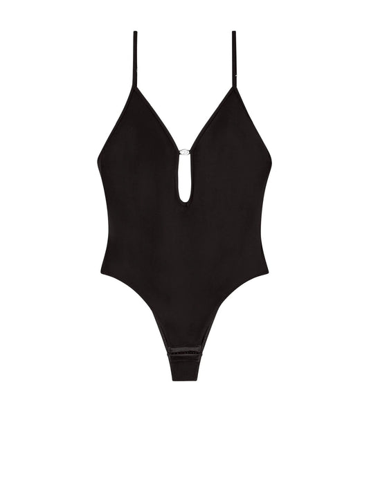 Diesel Ufby Oval  D Bodysuit Donna Nero
