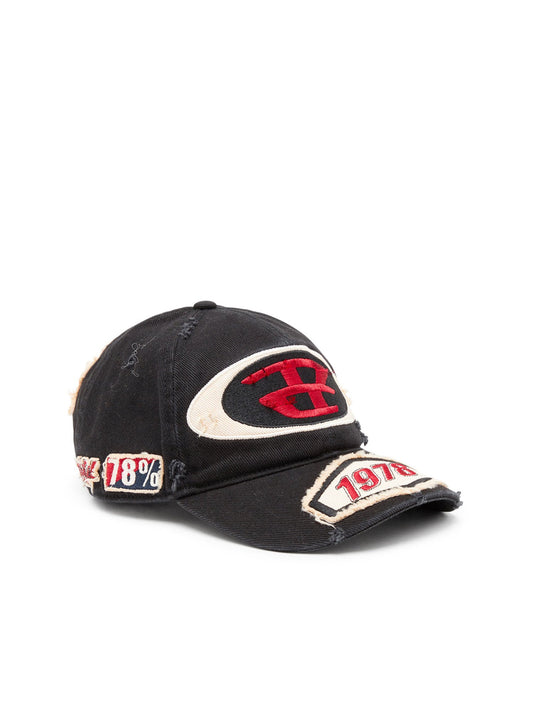 Diesel Cappello Braff Nero