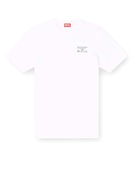 Diesel T-shirt Sdjudt V5 Bianco