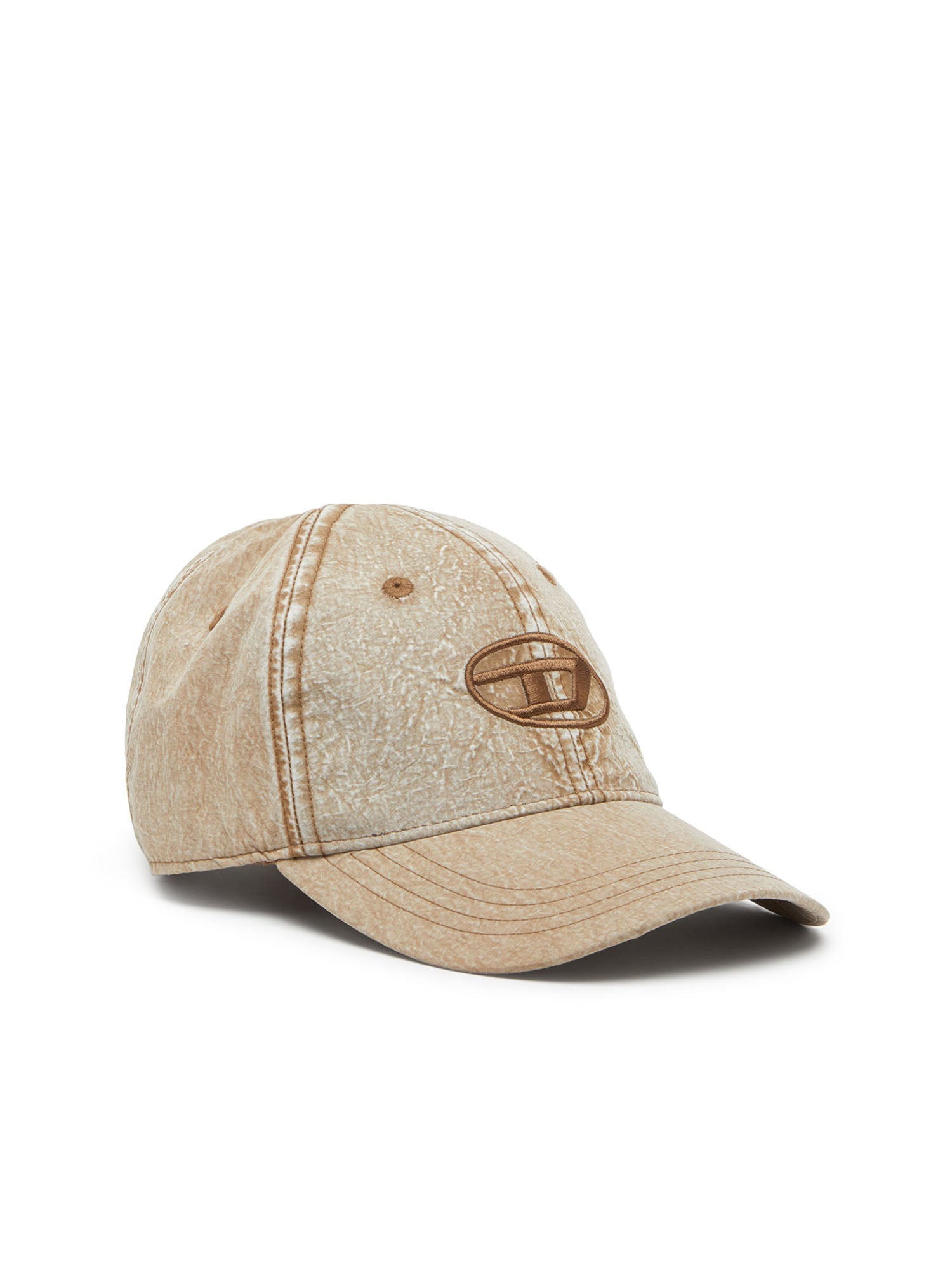 Diesel Cappellino da baseball con Oval D ricamato Giallo