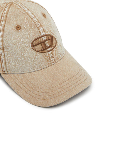 Diesel Cappellino da baseball con Oval D ricamato Giallo