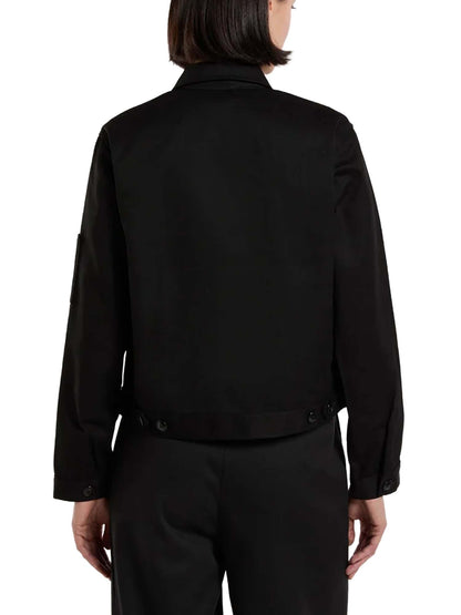 Dickies Giacca sfoderata Eisenhower corta in vita da donna Nero