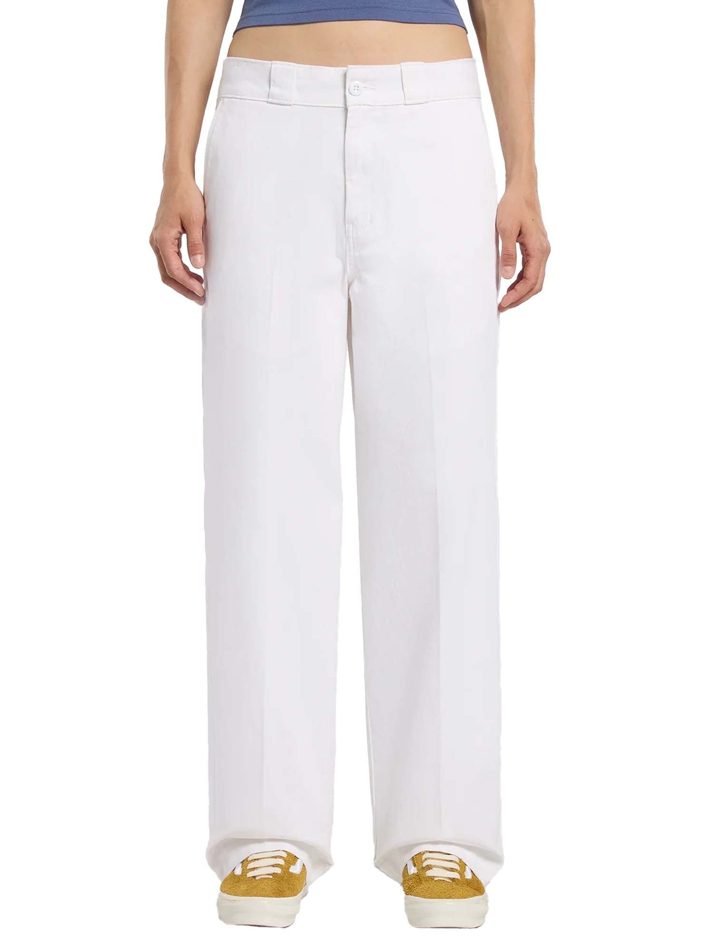 Dickies Pantaloni da lavoro 247 loose da donna Bianco