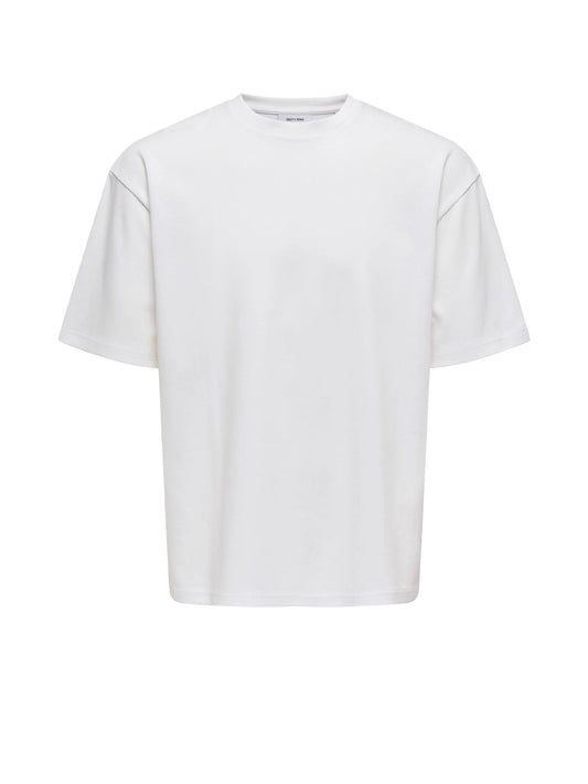 Only & Sons T-shirt Onscaspian Bianco