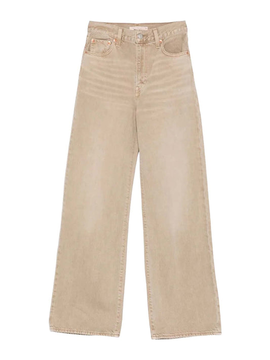 Levi's® Jeans Ribcage con gamba ampia Marrone