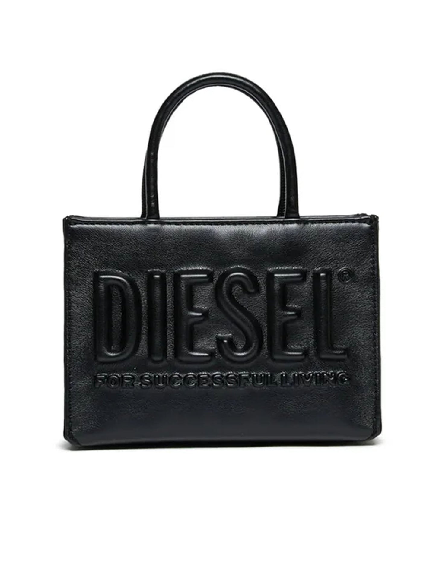Diesel Borsa DSL 3D in tessuto spalmato Nero