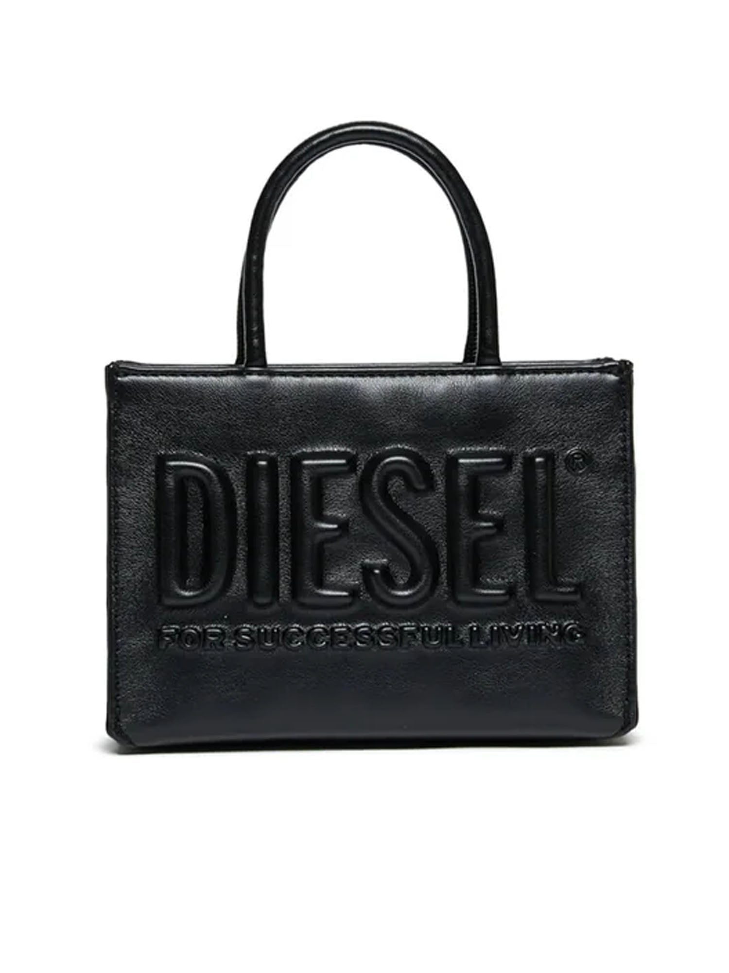 Diesel Borsa DSL 3D in tessuto spalmato Nero