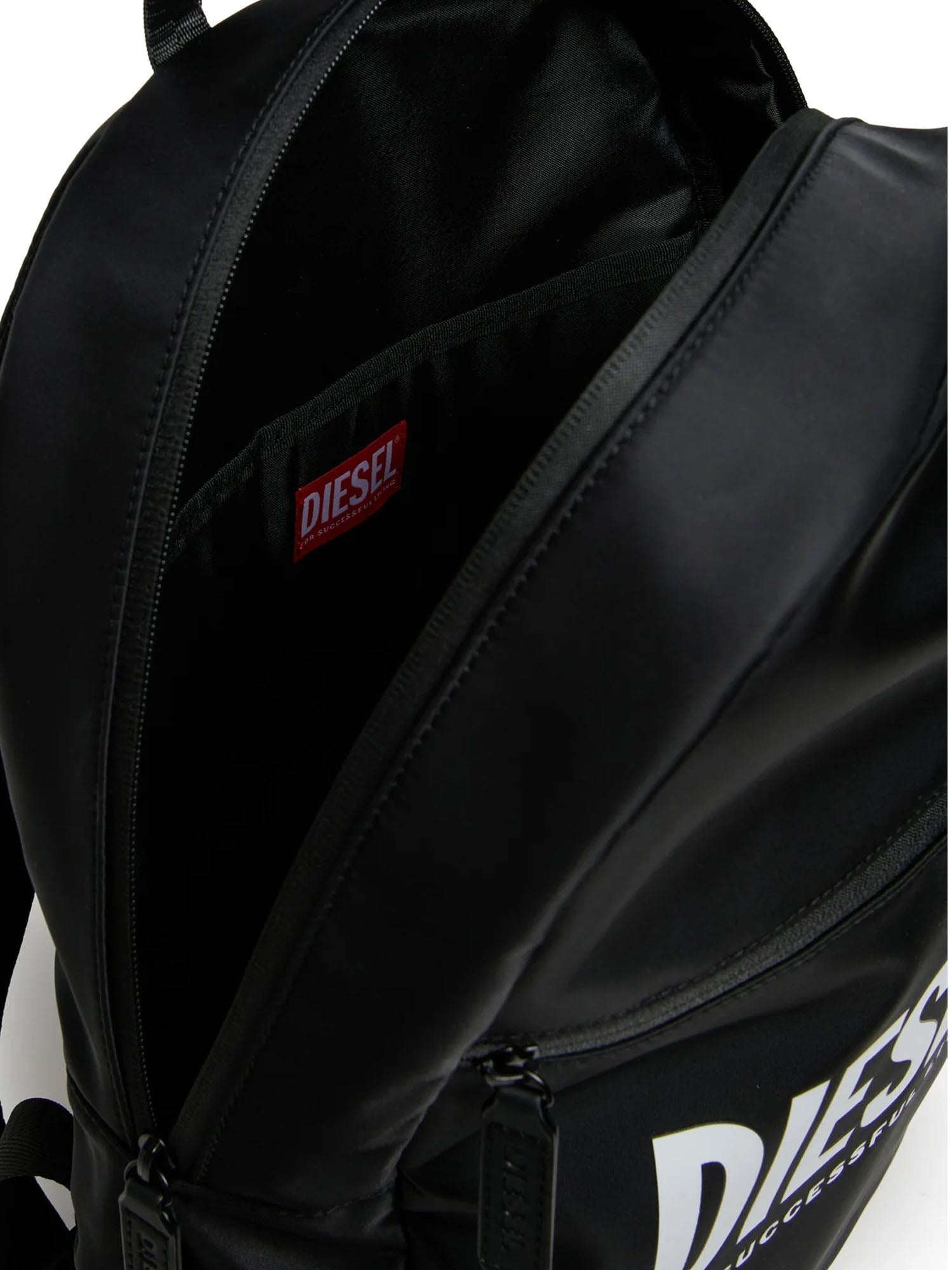 Diesel Zaino con logo Kids Nero