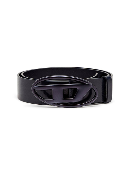 Diesel Oval D Logo B 1Dr Belt Nero