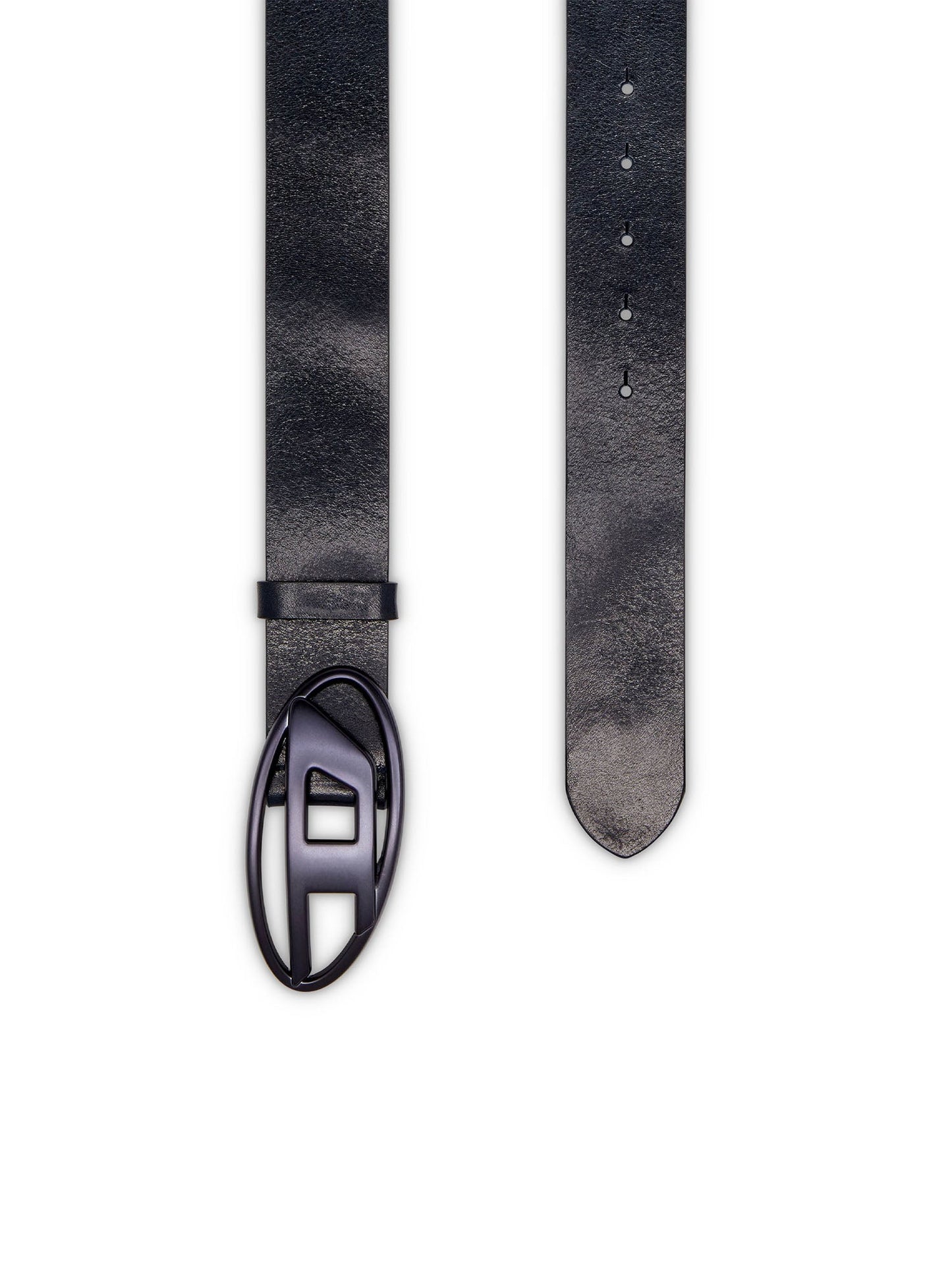 Diesel Oval D Logo B 1Dr Belt Nero
