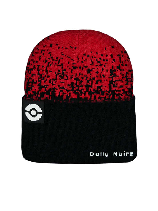 Dolly Noire Pixel Pokéball Label Beanie Nero
