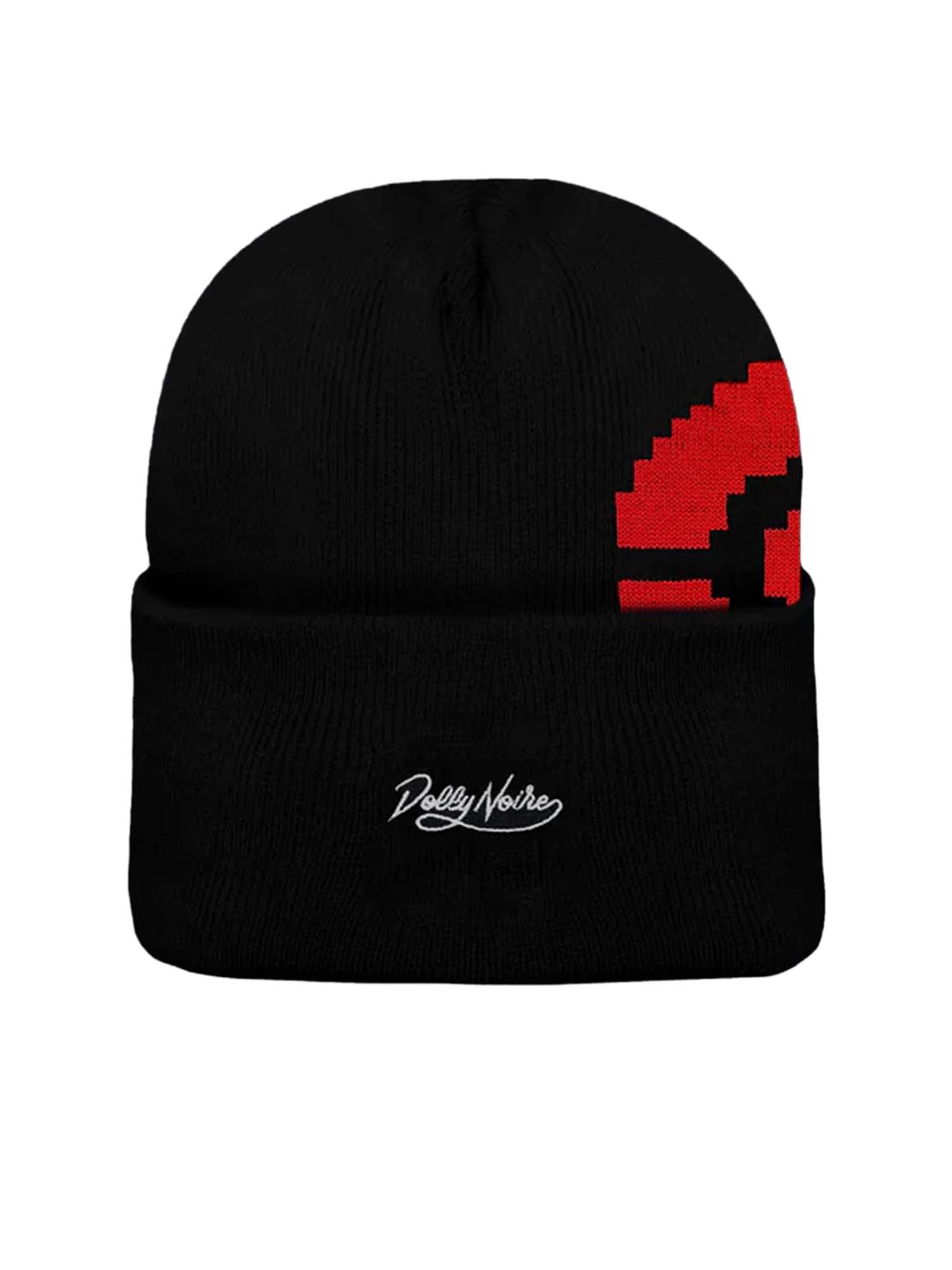 Dolly Noire Pixel Pokéball Label Beanie Nero