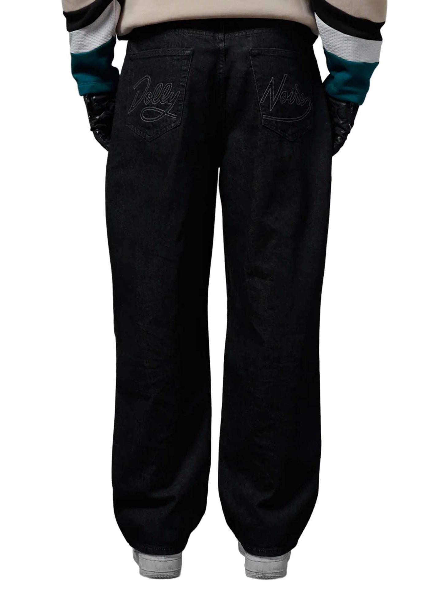 Dolly Noire Loose Fit Denim Light Indigo Blu