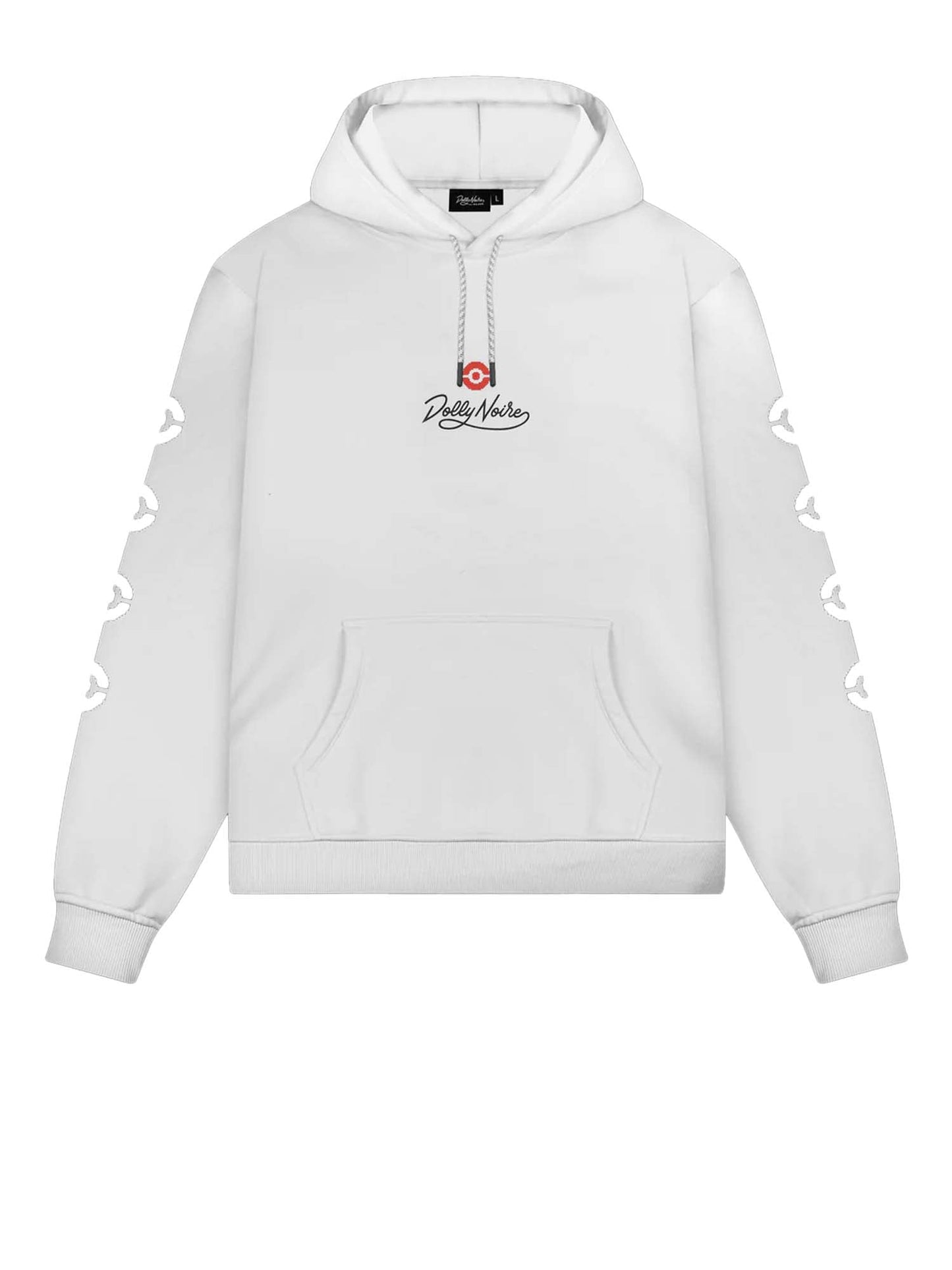Dolly Noire Pokédex Hoodie Bianco