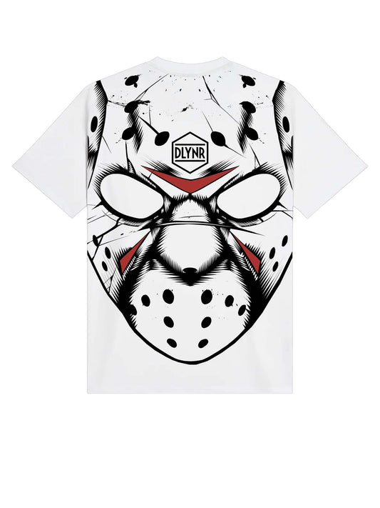 Dolly Noire Hockey Mask Tee Bianco