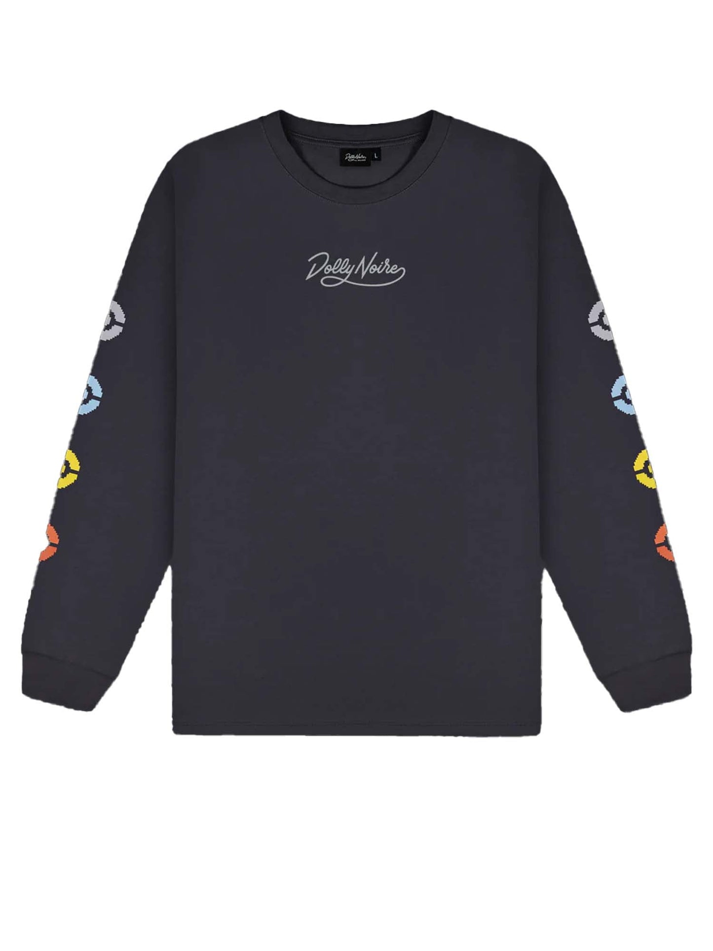 Dolly Noire Eevee Evolution Long Sleeves Tee Grigio
