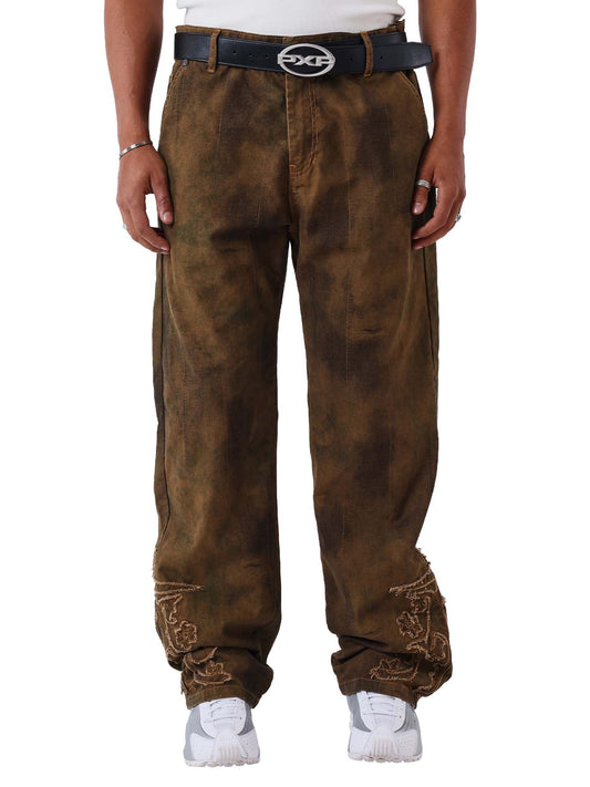 Project X Paris Jeans in Denim Marrone