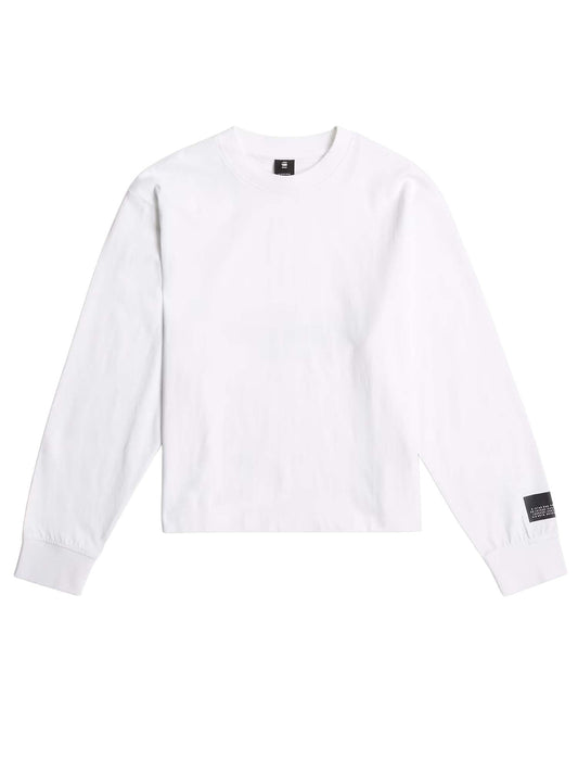 G-star T-Shirt Back Graphic Relaxed Bianco