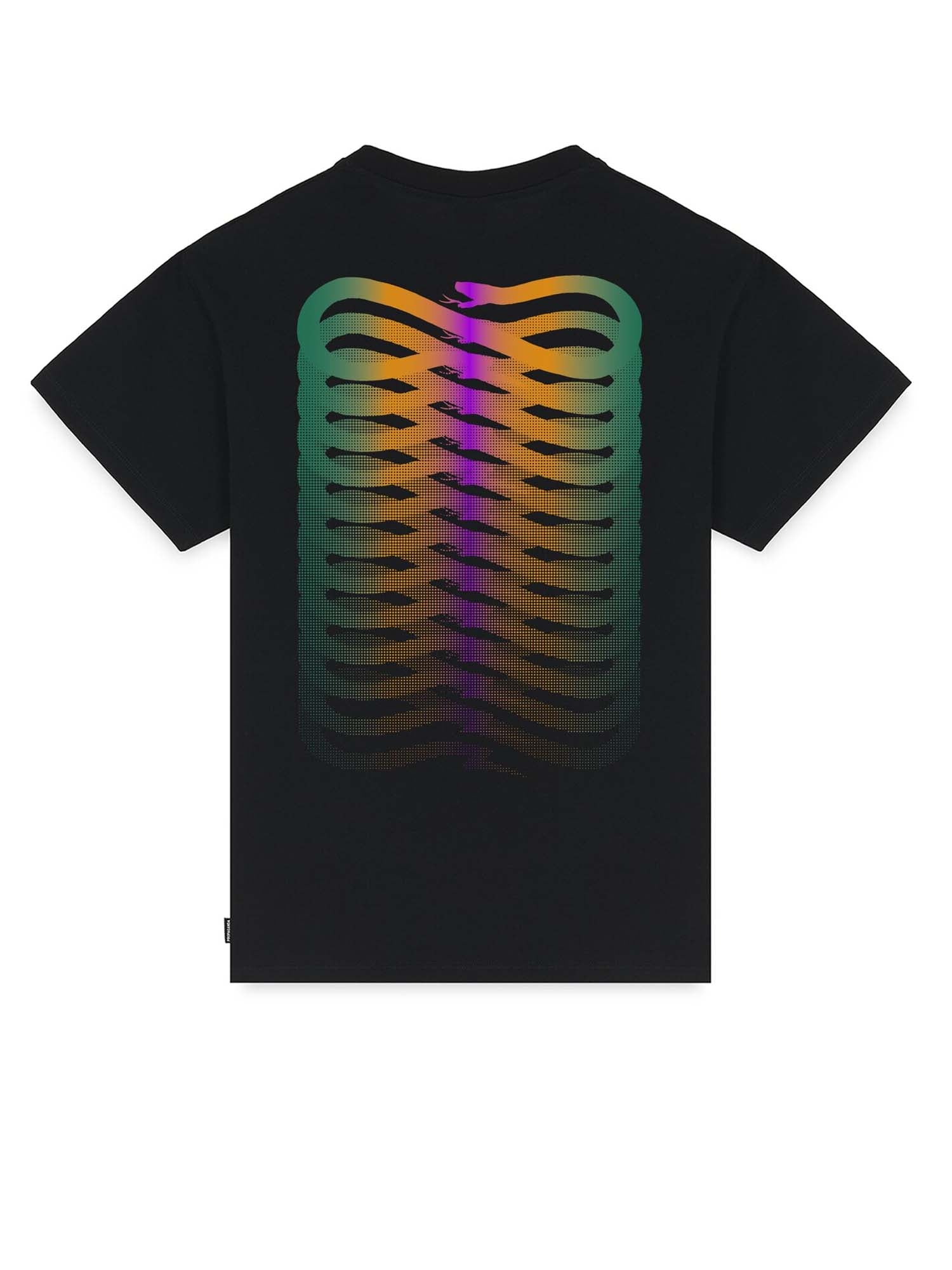 Propaganda Ribs Gradient Tee Nero
