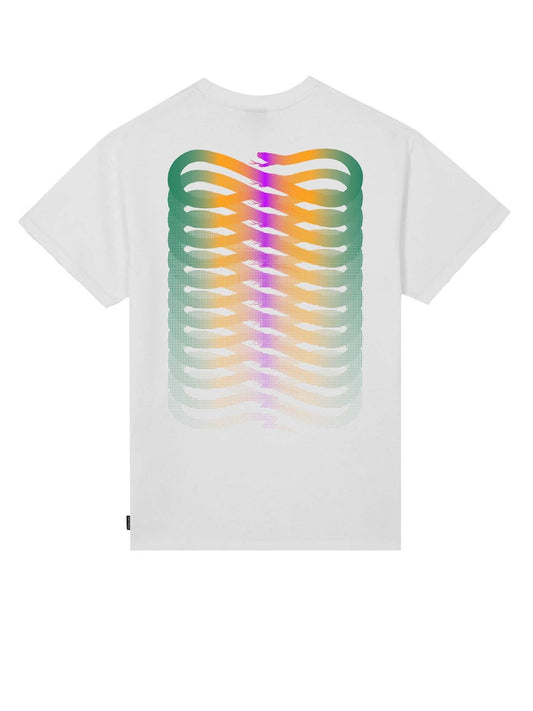 Propaganda Ribs Gradient Tee Bianco