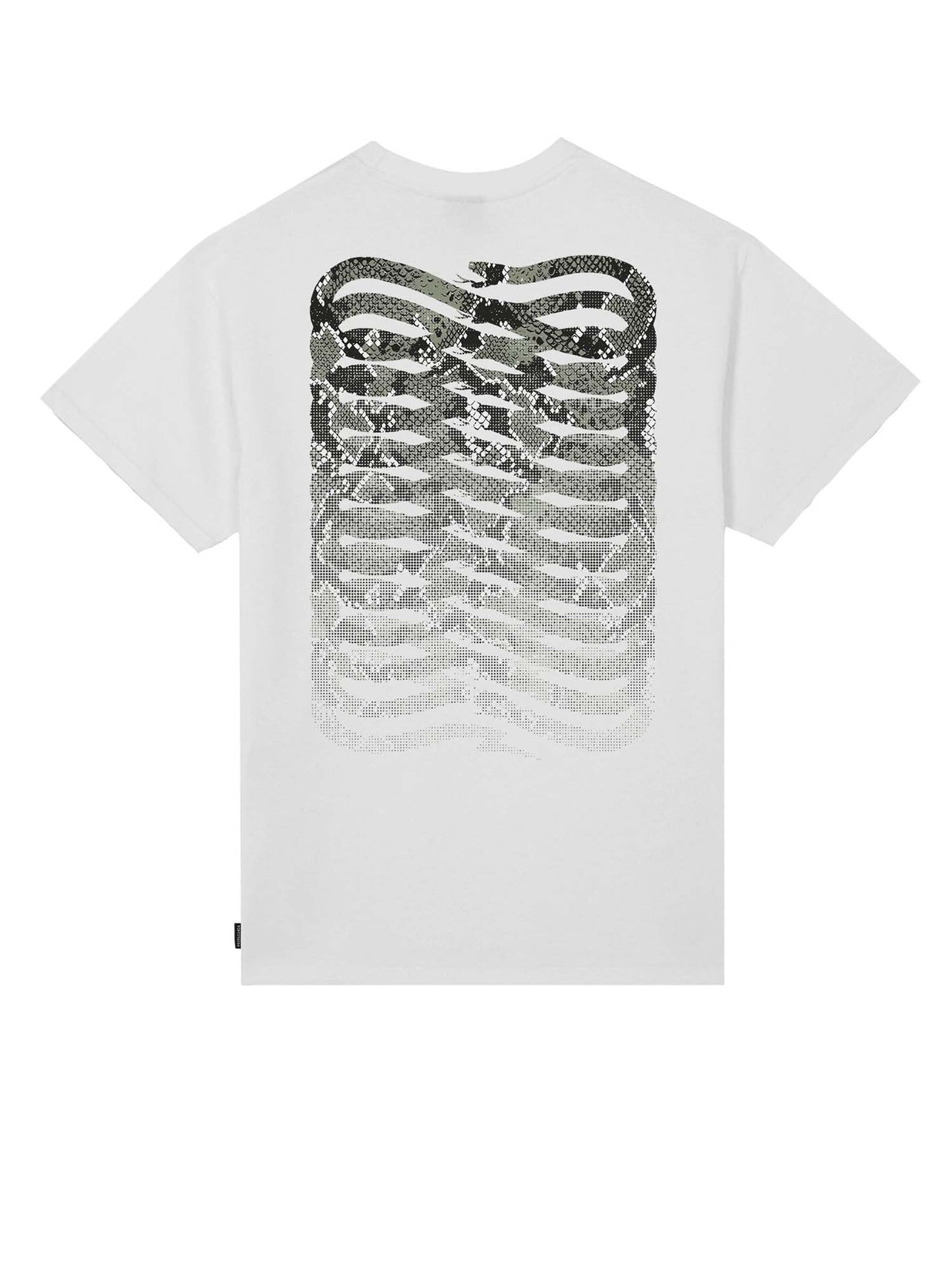 Propaganda Ribs Python Tee Bianco