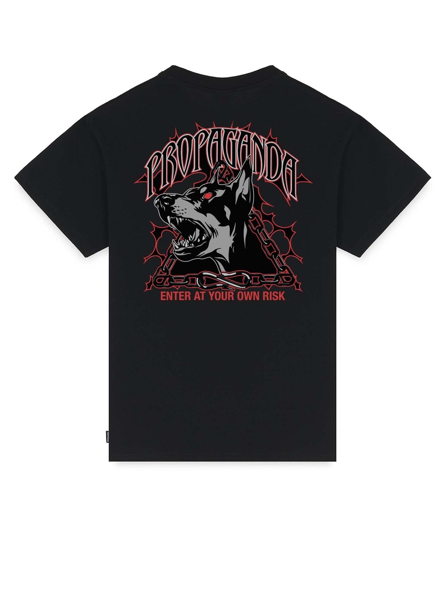 Propaganda Triangle Doberman Tee Nero