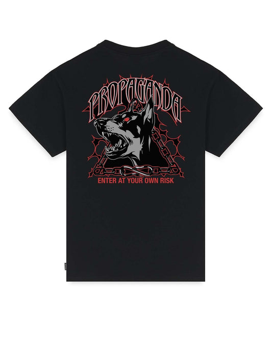 Propaganda Triangle Doberman Tee Nero