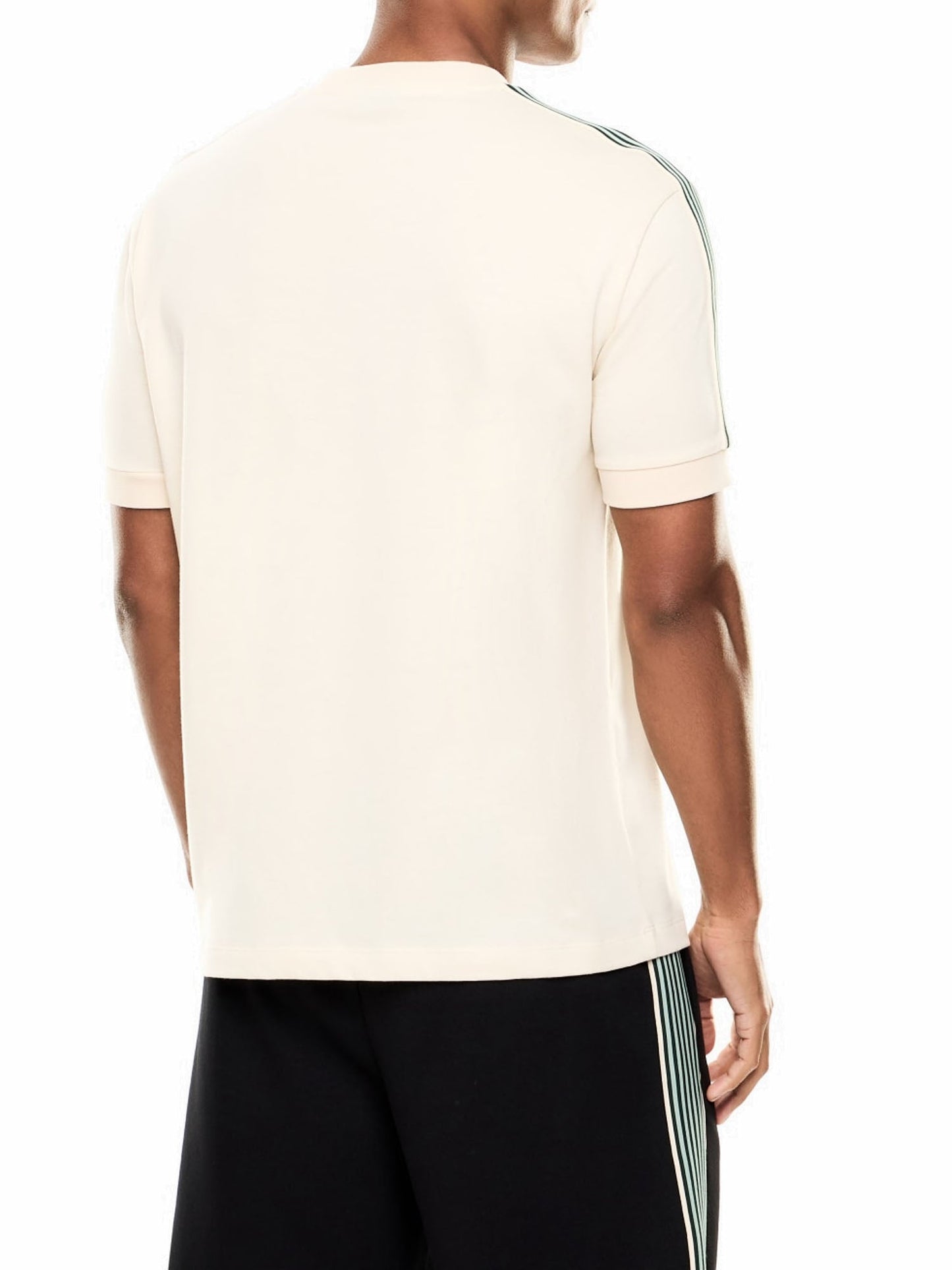 Ea7 T-shirt Logo Series Boy in cotone Bianco