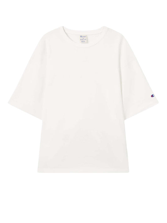 Champion T-shirt Uomo in Jersey di Cotone Pesante Bianco