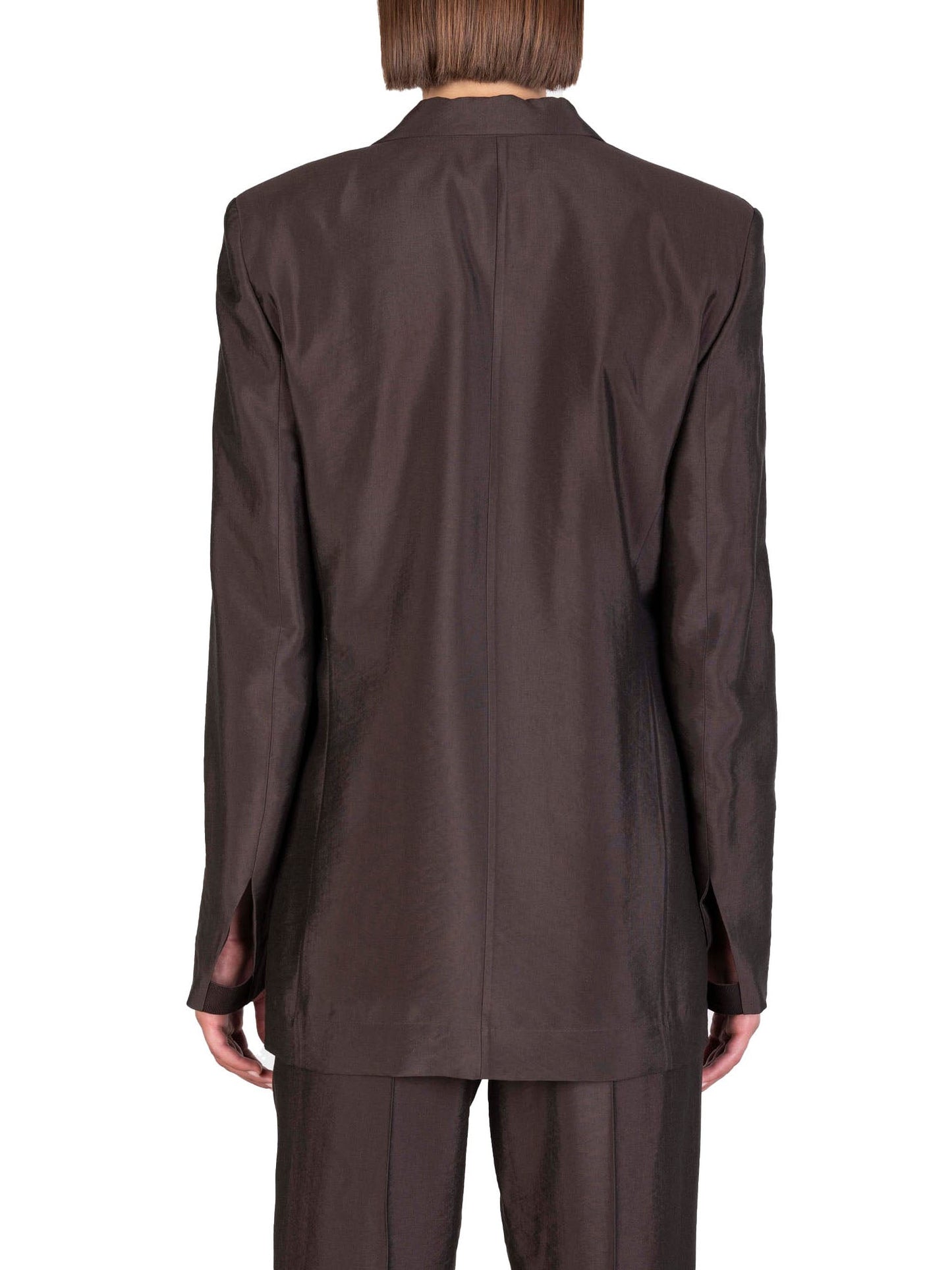 Alysi Blazer Liquid Touch Marrone