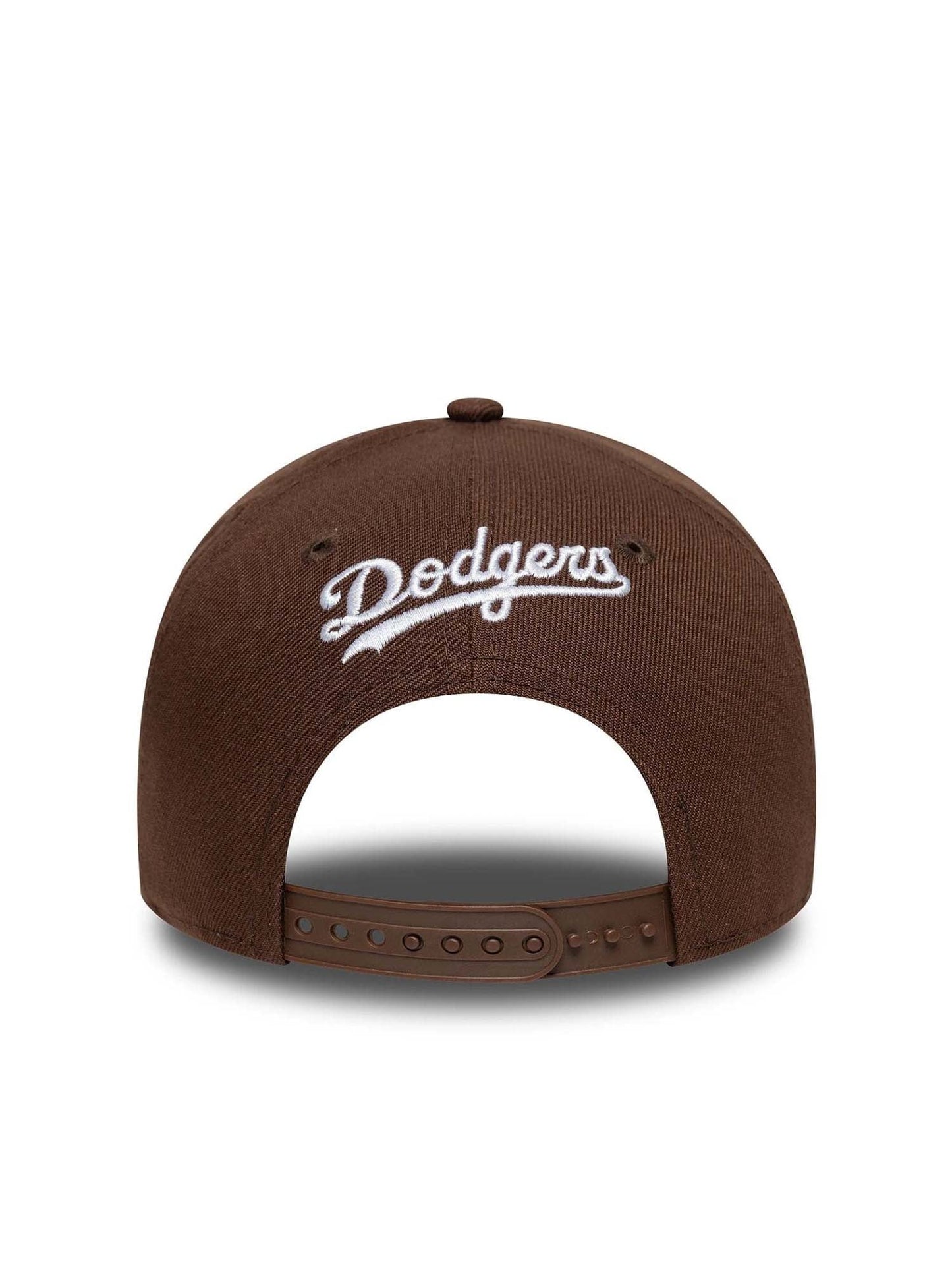 New Era Cappellino 9FORTY E-Frame LA Dodgers MLB Outline Script Marrone