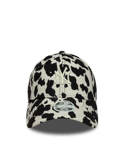 New Era Cappellino 9FORTY New York Yankees MLB Cow Midi Donna Bianco