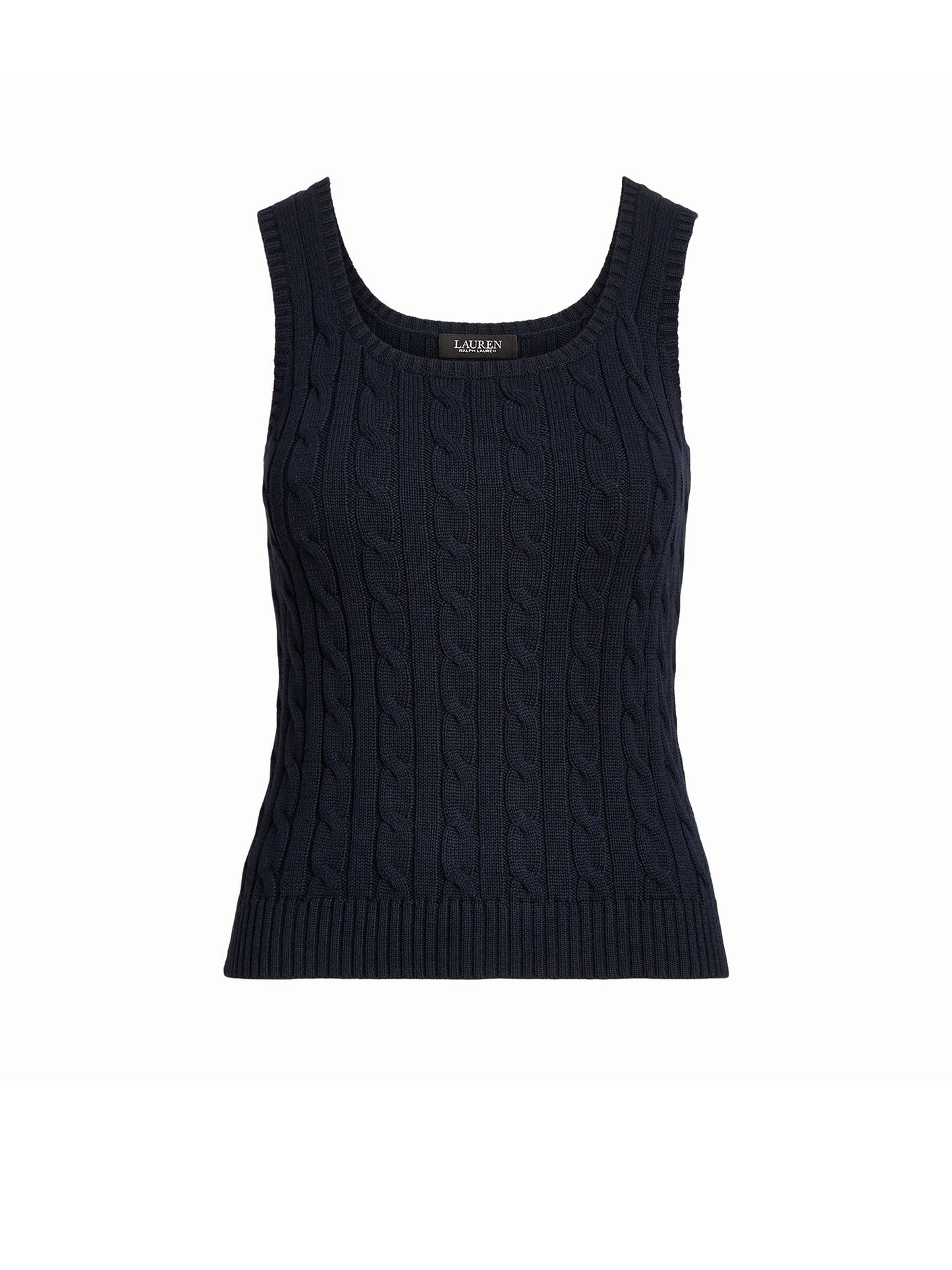 Lauren Ralph Lauren Malgione Cable Sleevlees Blu