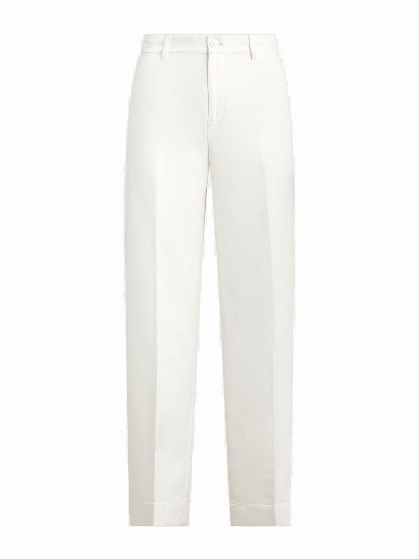 Lauren Ralph Lauren Pantaloni Sendon Cropped Bianco