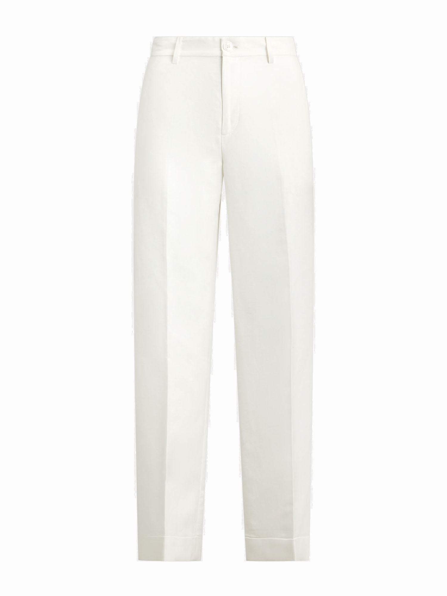 Lauren Ralph Lauren Pantaloni Sendon Cropped Bianco