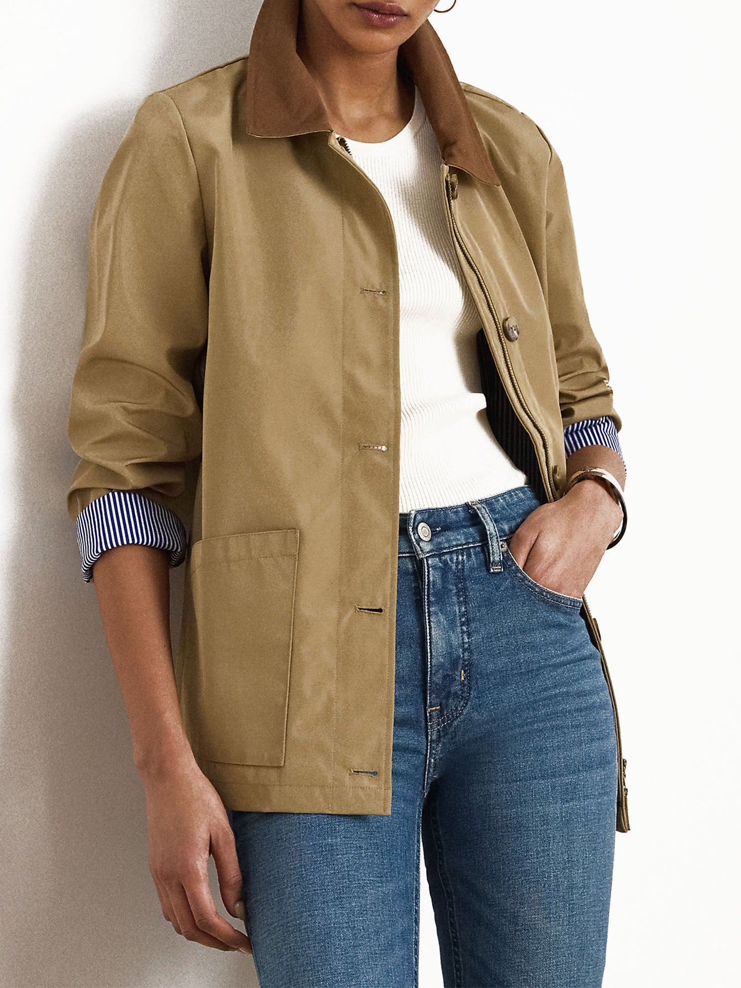 Lauren Ralph Lauren Giacca Unlined Coat Beige