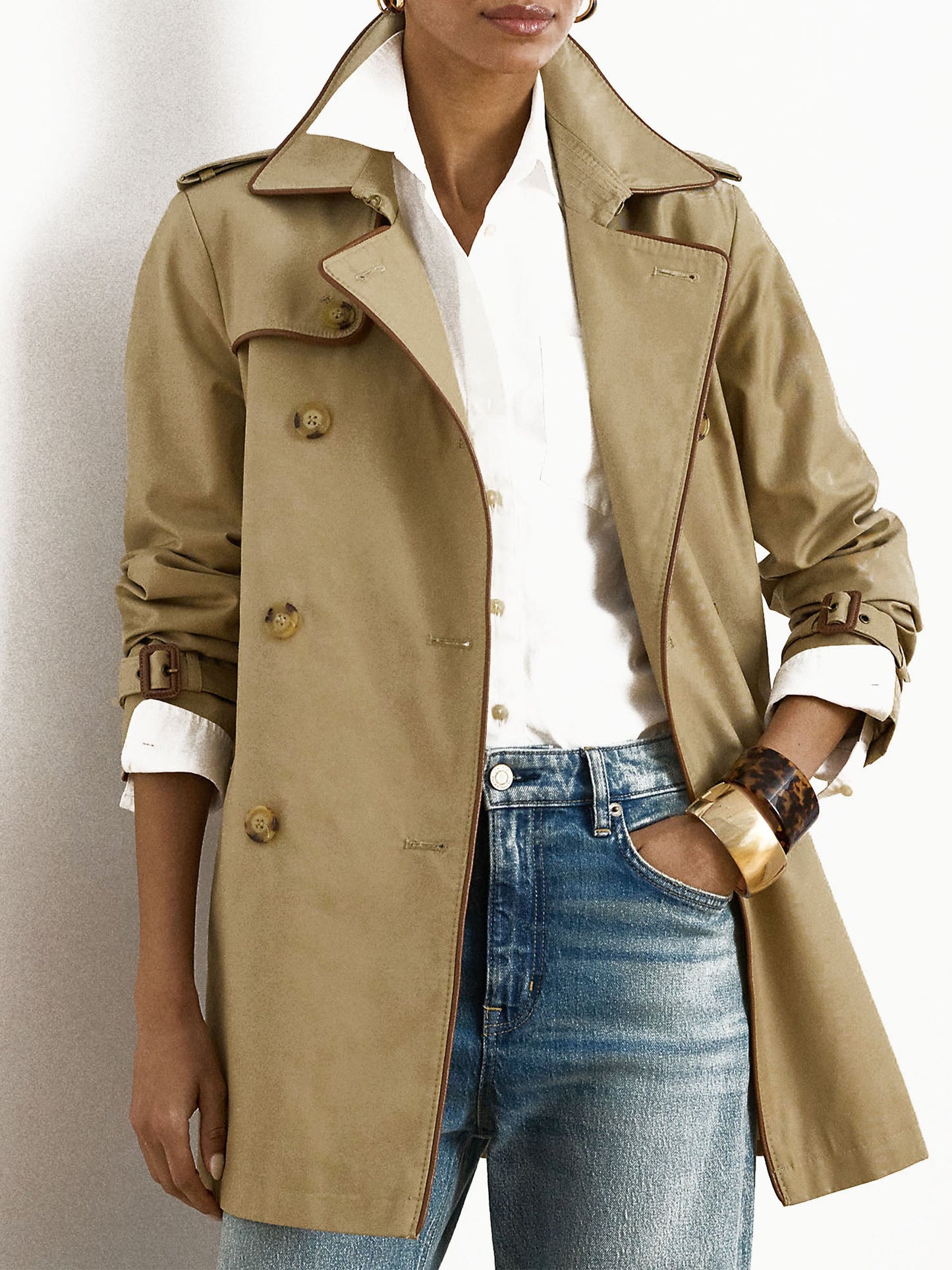 Lauren Ralph Lauren Trench Lined BLT Beige