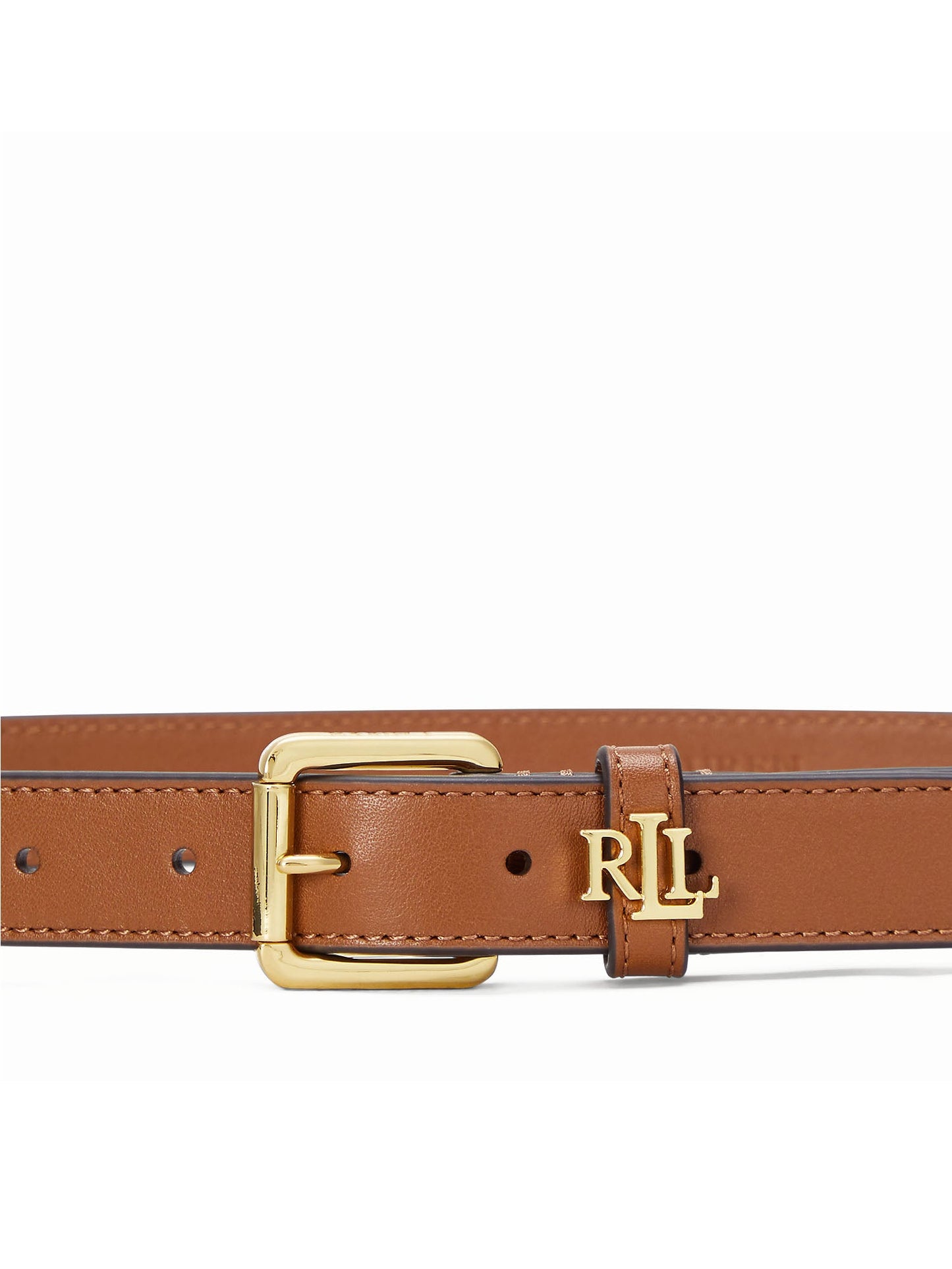 Lauren Ralph Lauren Cintura Kepper Leather Marrone