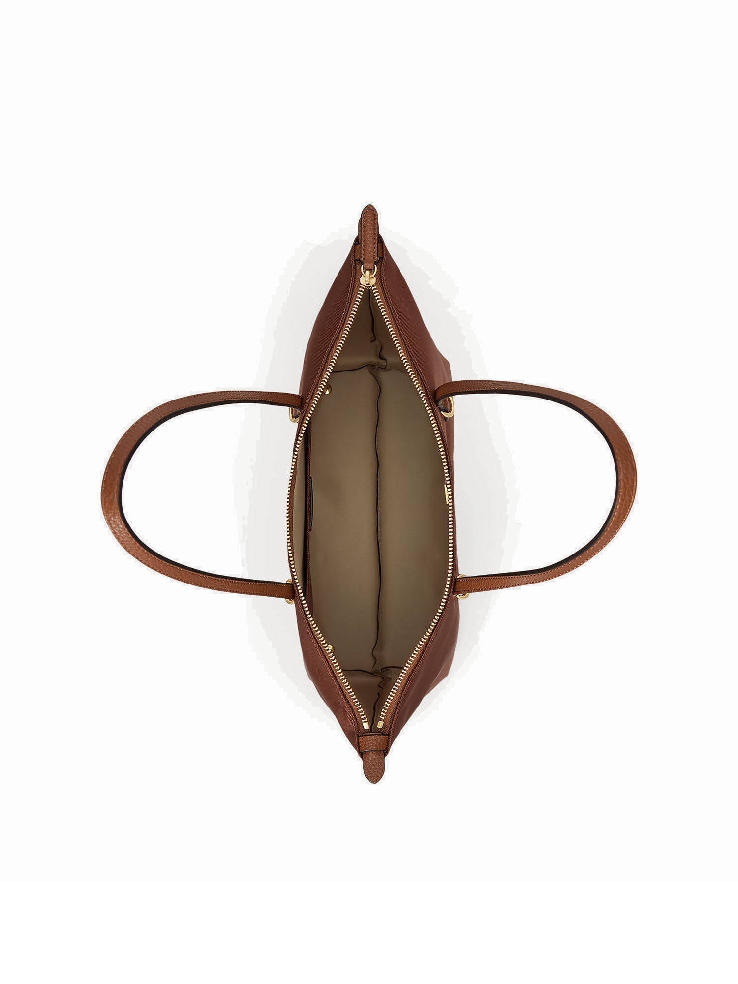 Lauren Ralph Lauren Borsa Keaton Tote Medium Marrone