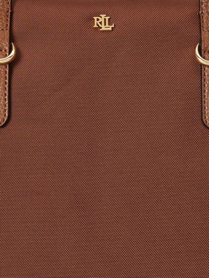 Lauren Ralph Lauren Borsa Keaton Tote Medium Marrone