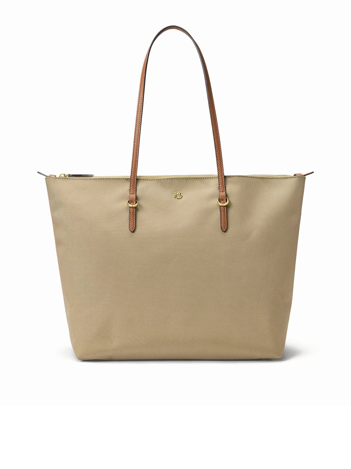 Lauren Ralph Lauren Borsa Keaton Tote 31 Large Marrone