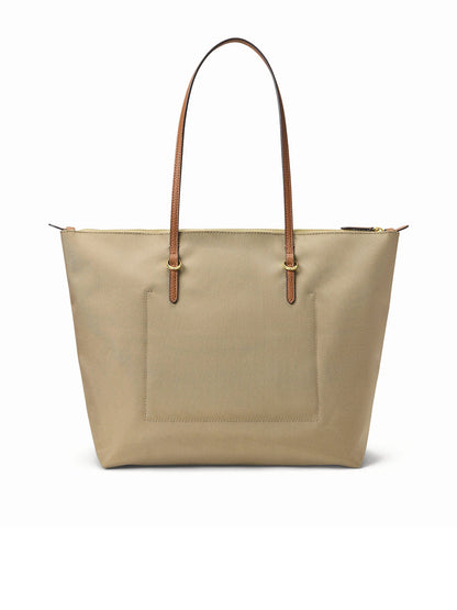 Lauren Ralph Lauren Borsa Keaton Tote 31 Large Marrone