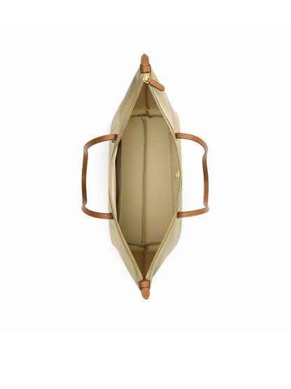 Lauren Ralph Lauren Borsa Keaton Tote 31 Large Marrone