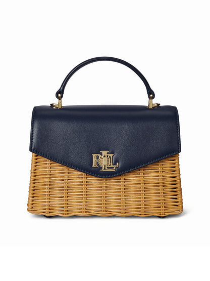 Lauren Ralph Lauren Borsa Farrah Satchel Small Blu
