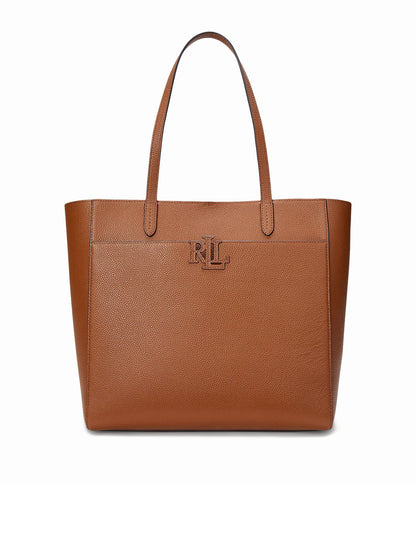 Lauren Ralph Lauren Borsa Cmryn Tote Large Marrone