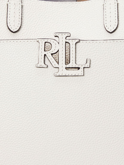 Lauren Ralph Lauren Borsa CMryn Tote Small Bianco