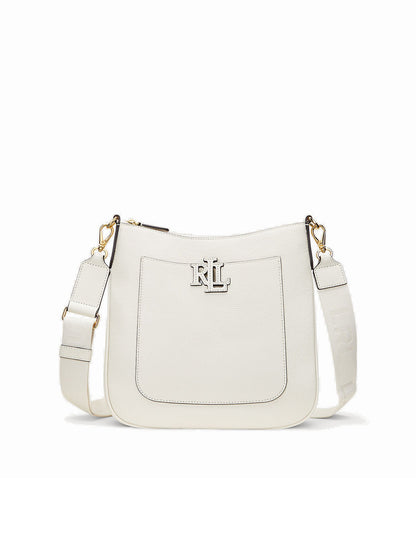 Lauren Ralph Lauren Borsa Cameryn Crossbody Large Bianco