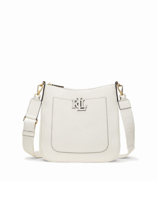 Lauren Ralph Lauren Borsa Cameryn Crossbody Large Bianco