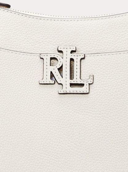 Lauren Ralph Lauren Borsa Cameryn Crossbody Large Bianco